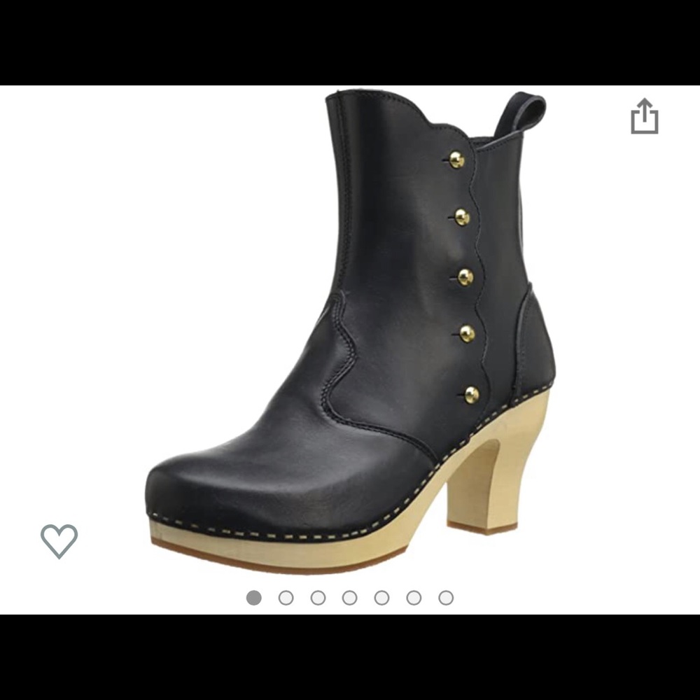 Swedish Hasbeen Button Boot Size 39